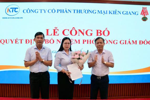 KTC công bố các Quyết định về công tác cán bộ